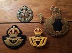 WO2 RAF emblemen lot / air marshall / medisch / cap badge, Ophalen of Verzenden, Luchtmacht, Engeland, Embleem of Badge