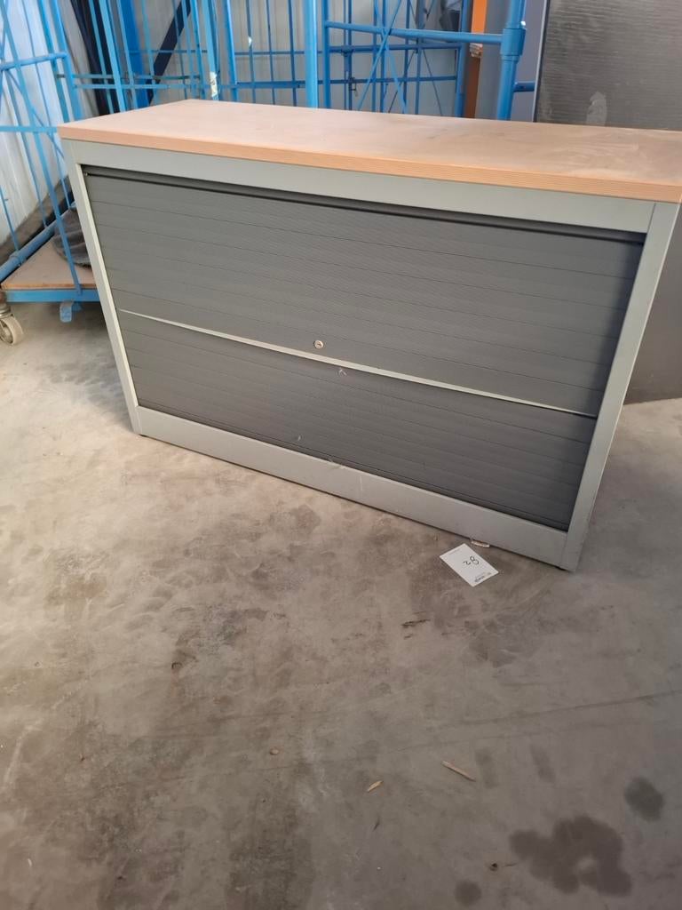 Schuifdeurkast 120x45x78 cm met 1 legplank, Ophalen, Gebruikt, 100 tot 150 cm, Minder dan 100 cm