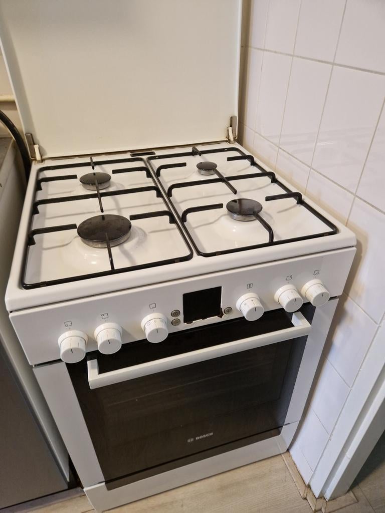 Wit gasfornuis, Witgoed en Apparatuur, Fornuizen, Ophalen of Verzenden