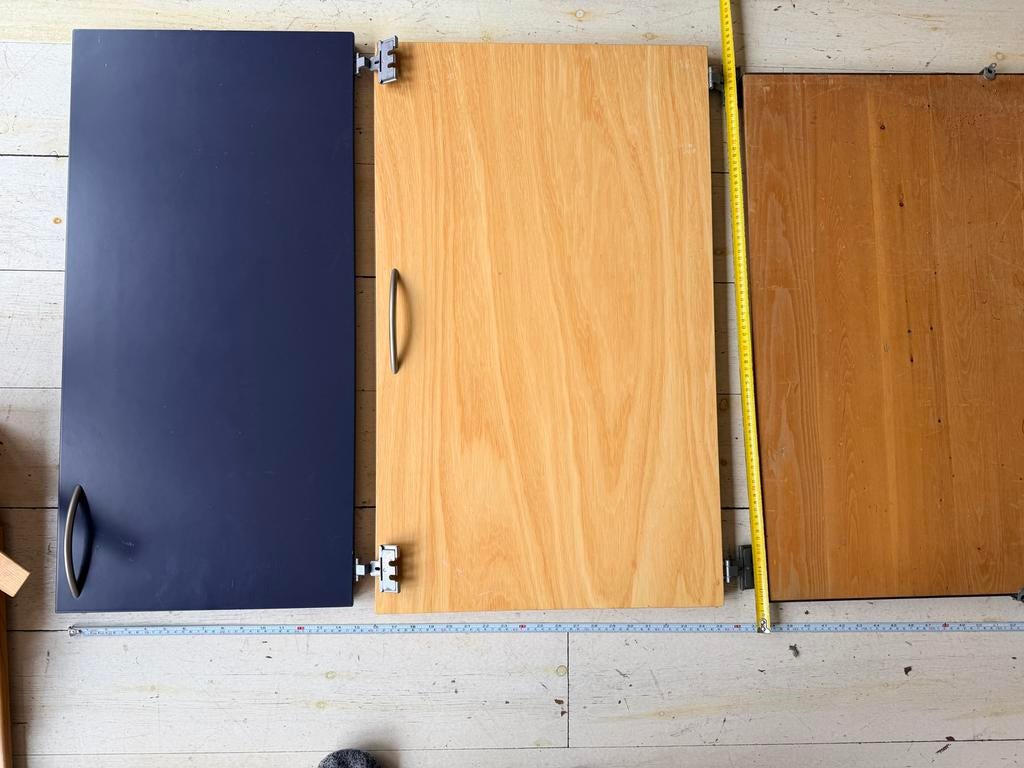 Lundia onderdelen: bureauplank, 4 deurtjes, plank, diversen., Ophalen, Gebruikt