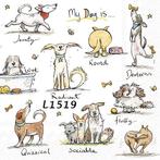 Servetten decoupage/bullet journal * my dog is… * hond L1519, Verzenden, Nieuw, Materiaal