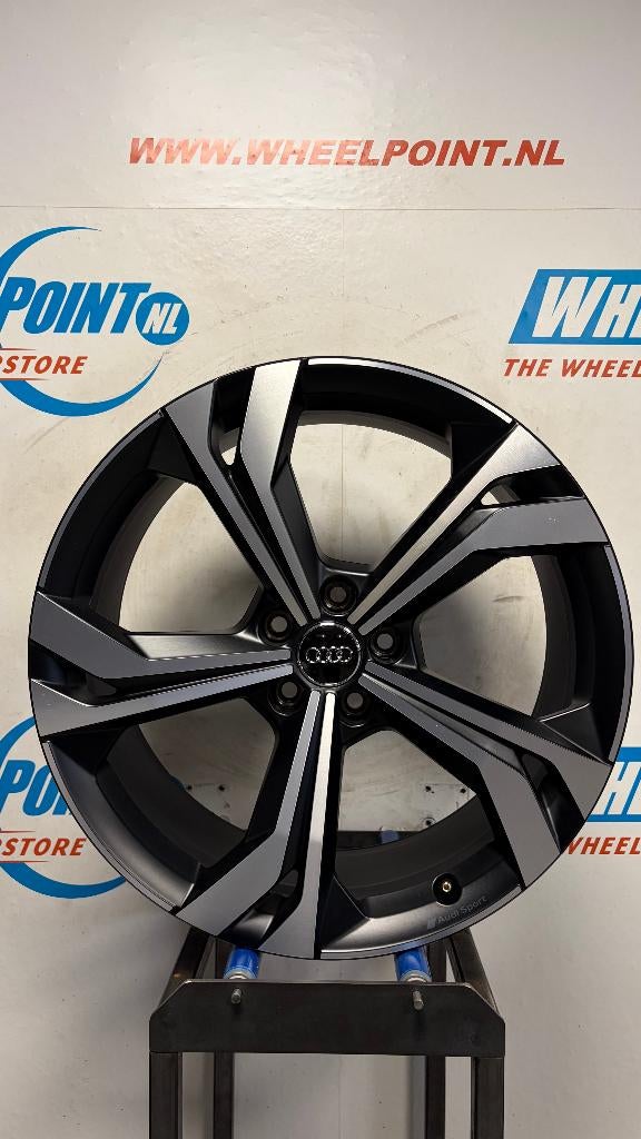 ZGAN! 20'' Originele Audi Q3 F3 S-Line Velgen 5x112, Gebruikt, 255 mm, Velg(en), Ophalen of Verzenden