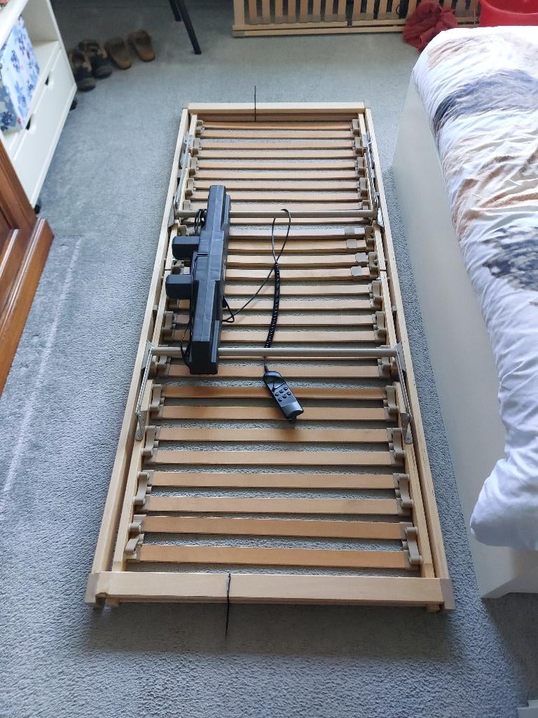2 x elektrische bedbodem , bed bodems ,verstelbaar bed, Ophalen, Gebruikt, Eenpersoons, 80 cm
