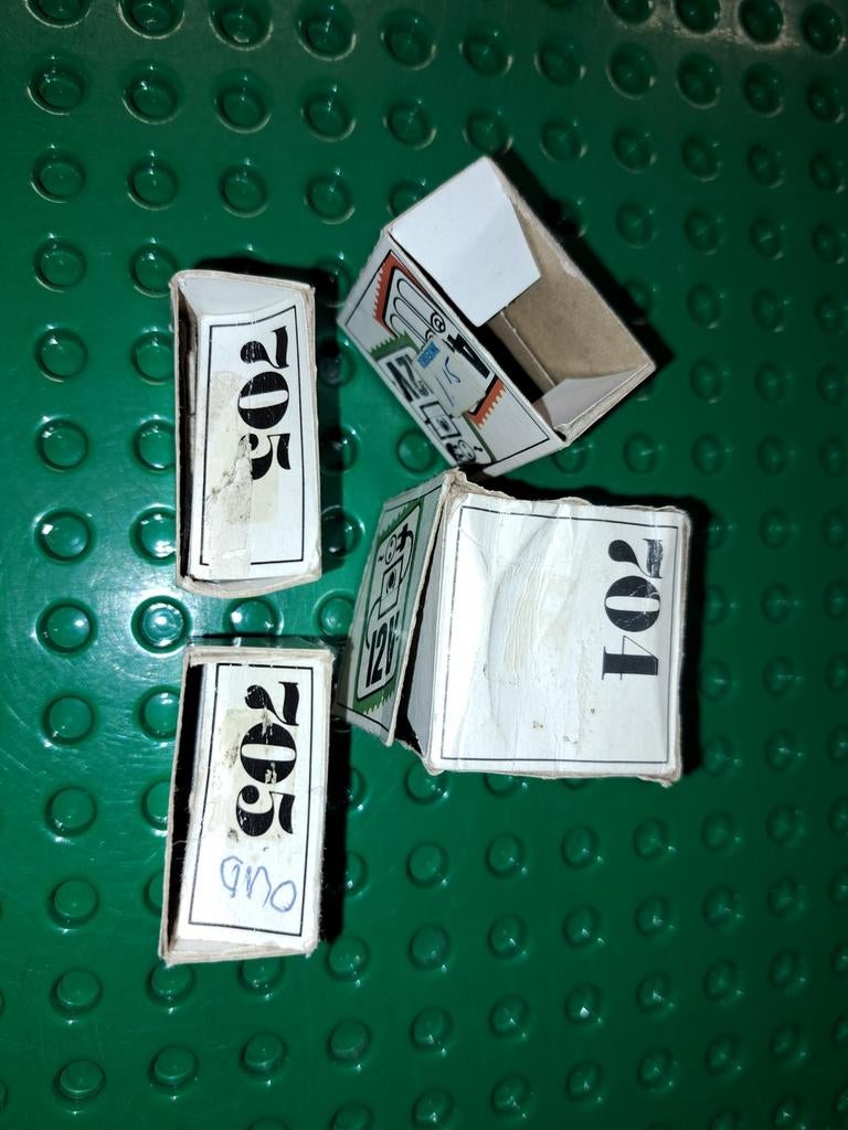 Lege doosjes van 12 volt treinen, Gebruikt, Overige thema's, Lego, Accessoire