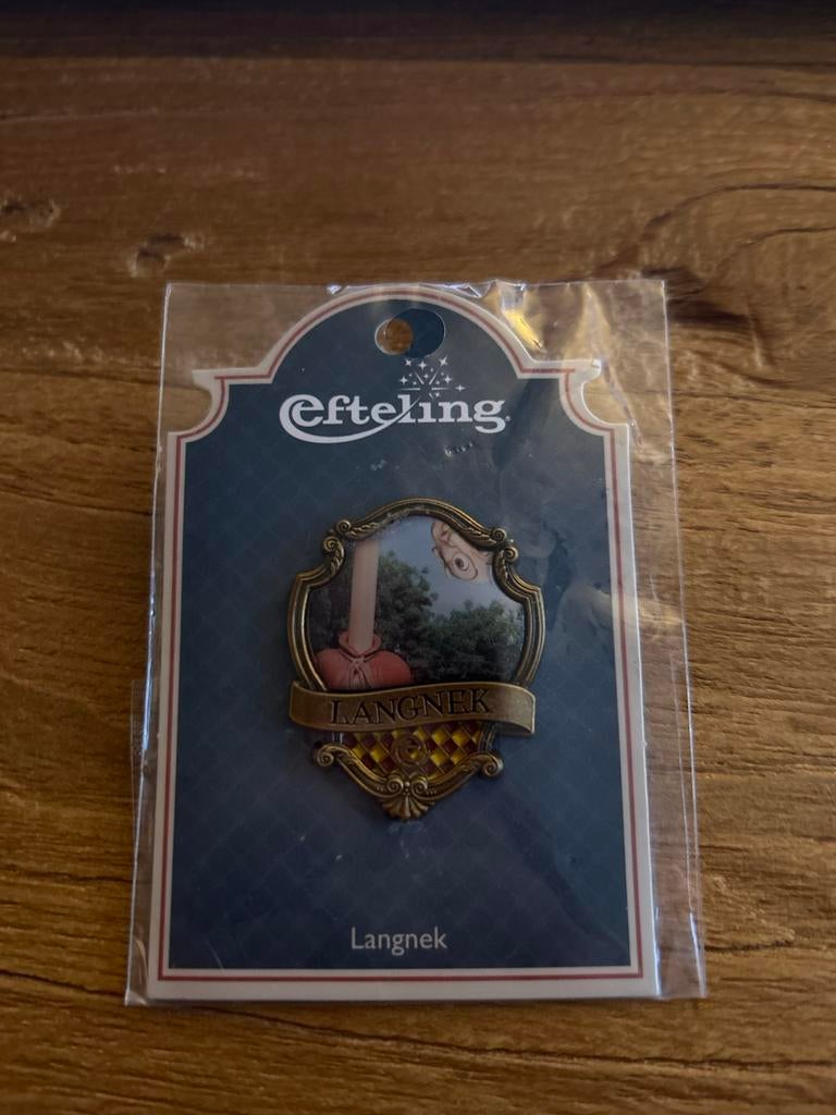 Efteling Langnek pin - Sprookjesbos verzamelpin, Verzamelen, Efteling, Ophalen of Verzenden, Nieuw, Button of Speldje