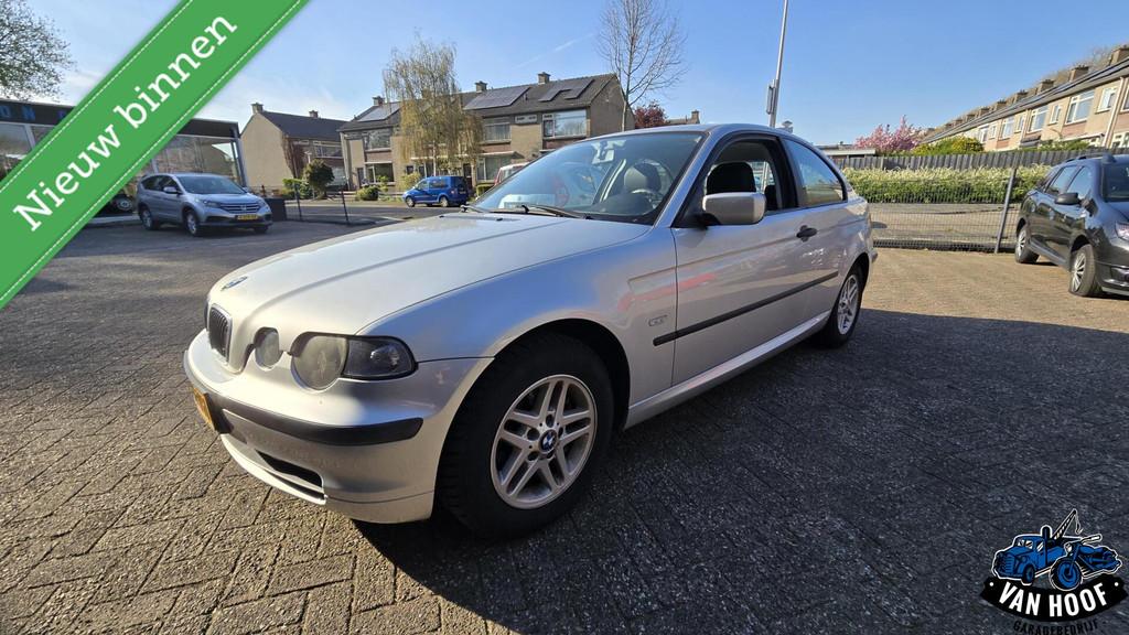 BMW 3-serie Compact 316ti Airco 100557km nwe apk, Auto's, BMW, Bedrijf, Te koop, 3-Serie, ABS, Airbags, Airconditioning, Alarm