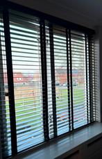 Houten  jaloezie met ladderband - zwart - 152,8 b x 144 h, Ophalen of Verzenden, Zo goed als nieuw, Zwart, 150 tot 200 cm