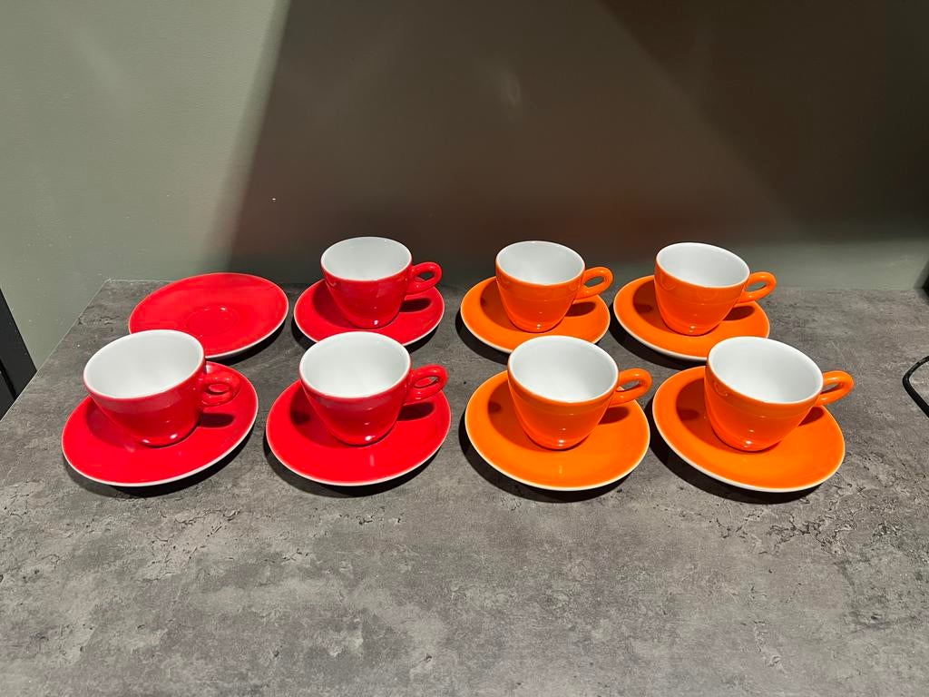 Walkure servies kopjes met schoteltjes, Ophalen of Verzenden