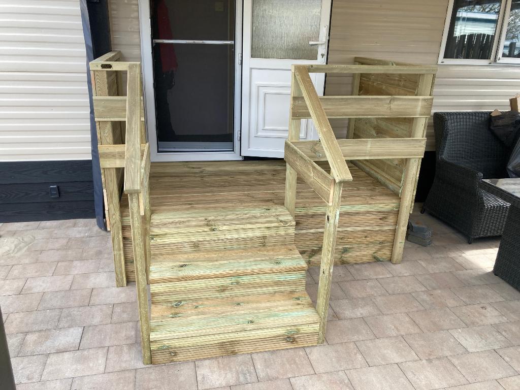 veranda voor caravan of chalet, kant en klaar geleverd!, Ophalen of Verzenden, Nieuw