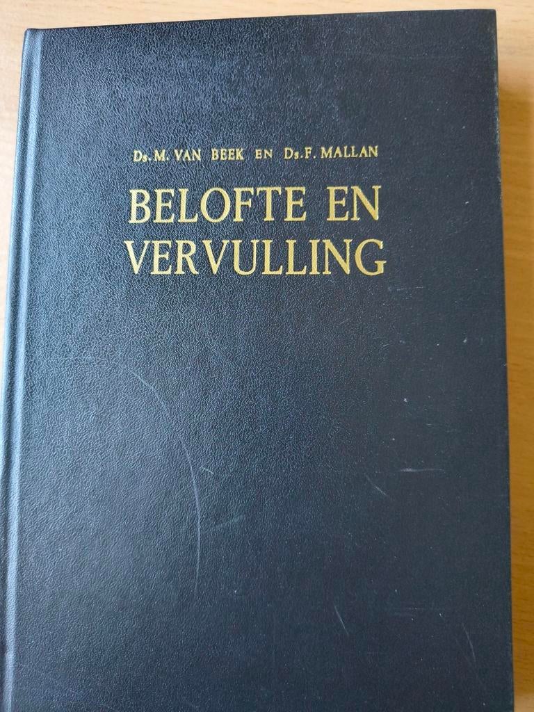 Belofte en vervulling. Ds M van Beek/Ds F Mallan, Boeken, Christendom | Protestants, Ophalen of Verzenden, Zo goed als nieuw, Ds M van Beek / Ds F Mallan