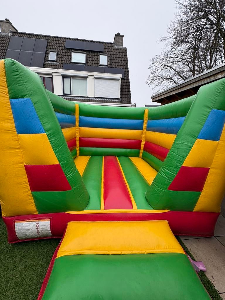 Goedkoop springkussen huren/te huur 3x4,25m, Ophalen of Verzenden, Zo goed als nieuw, Overige