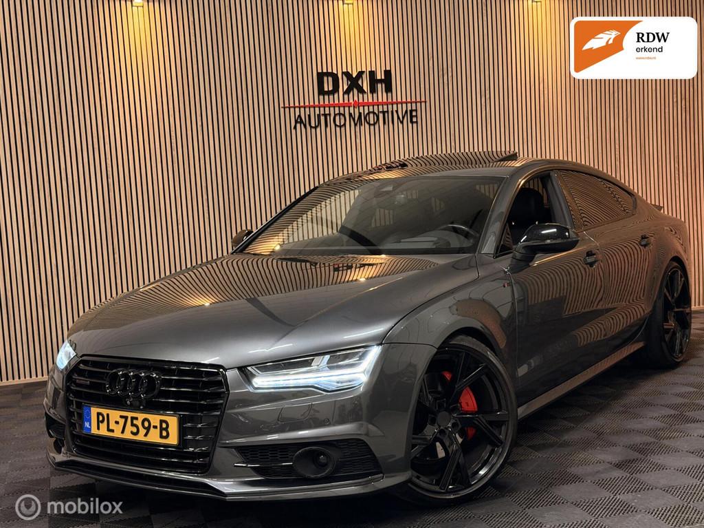 Audi A7 Sportback 3.0 TDI BiT Quattro FACELIFT SLine CARPLAY, Auto's, Audi, Gebruikt, Verwarming stoelen achter, Bedrijf, Diesel