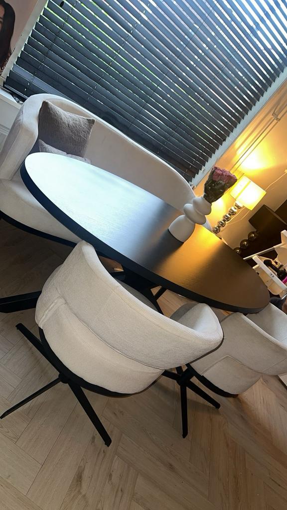 Eetbankje met 2 stoelen, Ophalen, Zo goed als nieuw, 75 tot 100 cm, 50 tot 75 cm