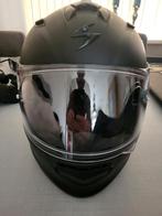 Zwarte Scorpion helm met Pinlock en zonnevizier, maat L, Ophalen of Verzenden, Tweedehands, L, Overige merken