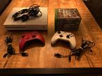 Xbox One S + 2 controllers + 8 spellen, Spelcomputers en Games, Spelcomputers | Xbox One, Ophalen, Met 2 controllers, Xbox One S