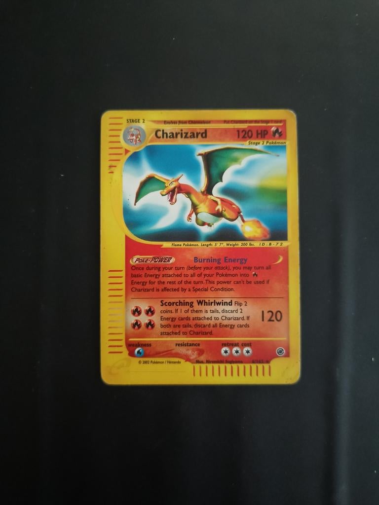Charizard reverse expedition (6/165), Hobby en Vrije tijd, Verzamelkaartspellen | Pokémon, Ophalen of Verzenden, Gebruikt