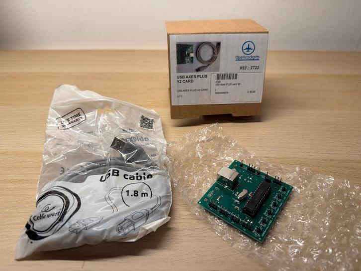 Opencocpits USB Axes Plus card V3 - Voor Flight Simulator, Computers en Software, Joysticks, Nieuw, Ophalen