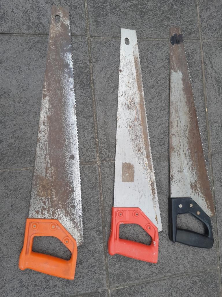 3 handzaagen, Ophalen of Verzenden, Gebruikt