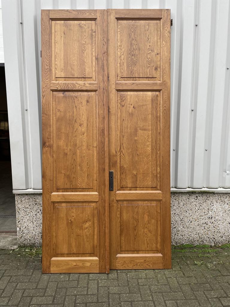 Prachtset antieke massief eiken ensuitedeuren, Doe-het-zelf en Verbouw, Deuren en Horren, La belle porte, Jurgen.hoogenboezem@gmail.com