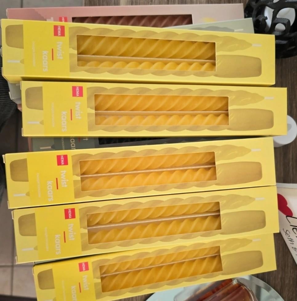 Twist kaarsen nieuw, Ophalen of Verzenden, Nieuw