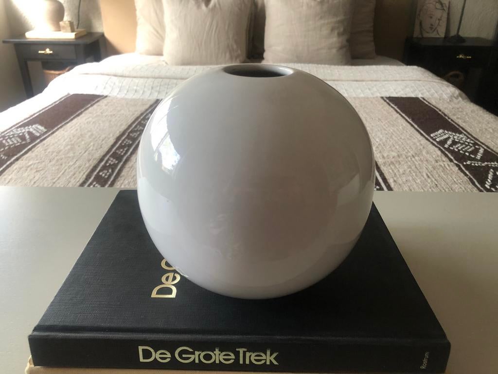 Witte bolvaas Velsen Delfts, Antiek en Kunst, Ophalen of Verzenden