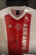 Johan Cruijff gesigneerd Ajax shirt - Ingelijst, Verzamelen, Ophalen of Verzenden, Zo goed als nieuw, Shirt