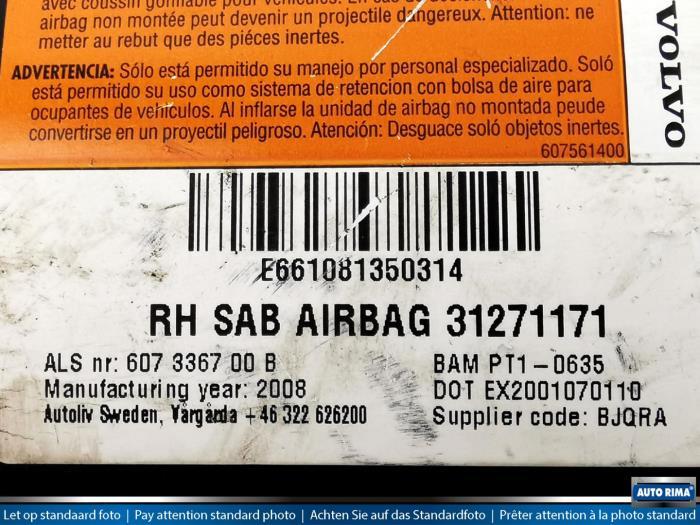 Airbag stoel (zitplaats) van een Volvo C30, Gebruikt, -, -, Ophalen of Verzenden