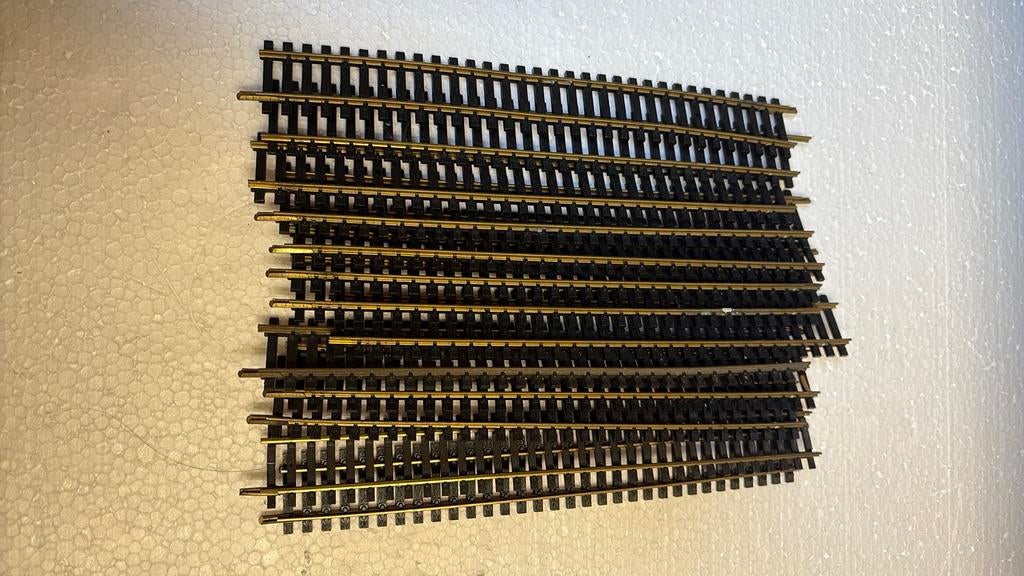 Lima 13 stuks recht, Gebruikt, Gelijkstroom, Rails, Ophalen of Verzenden