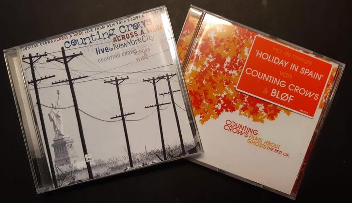 COUNTING CROWS- Across a wire (Live 2CD) & The best of ( CD), Cd's en Dvd's, Cd's | Rock, Zo goed als nieuw, Poprock, Ophalen of Verzenden