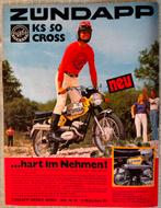 Advertentie 1975 Zündapp KS50 Cross geel, Ophalen of Verzenden, Zo goed als nieuw, Motoren