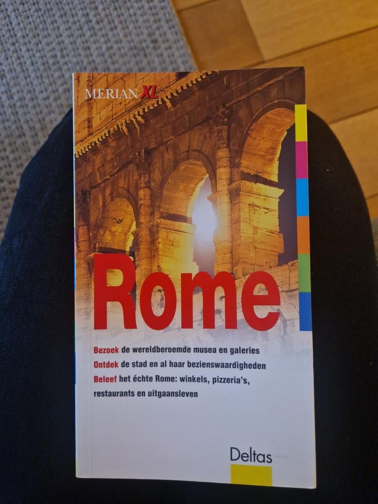 Reisgids Rome - Merian XL Deltas, Europa, Ophalen of Verzenden, Zo goed als nieuw, Reisgids of -boek