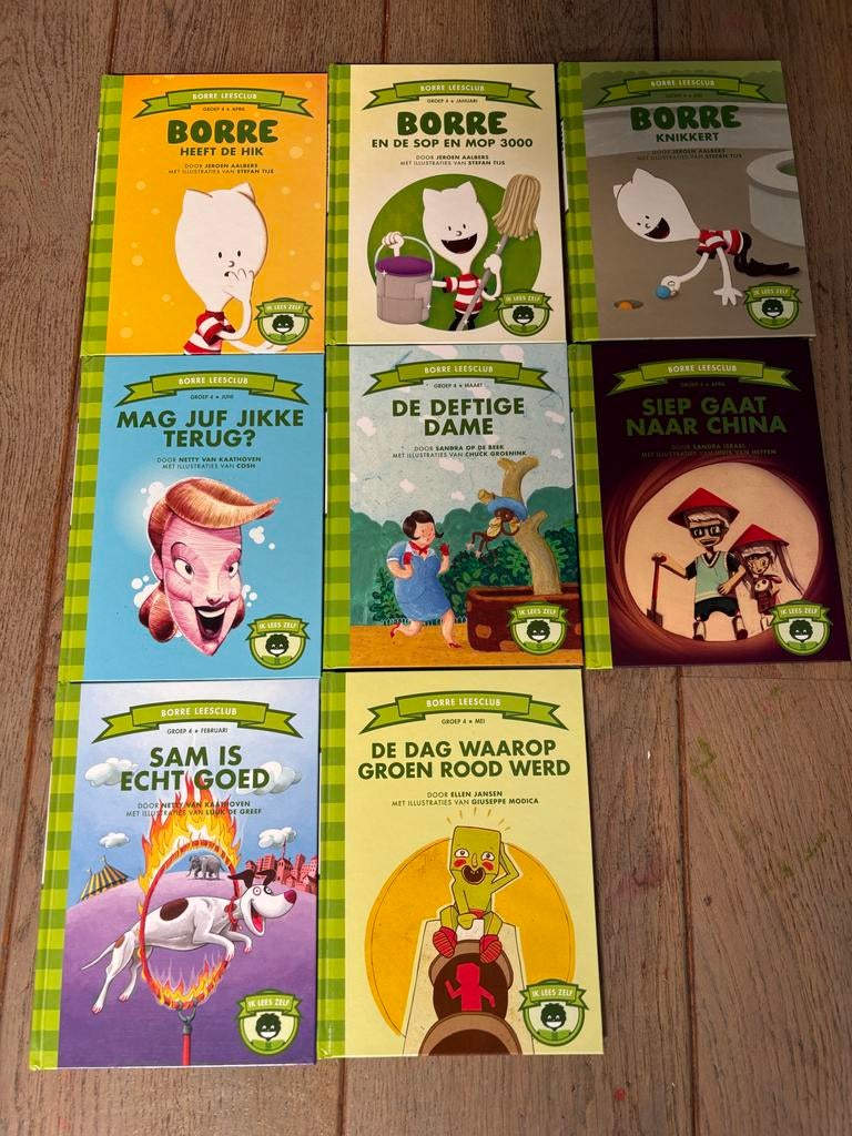 Borre Leesclub boeken, groep 4, Boeken, Ophalen, Gelezen, Fictie algemeen