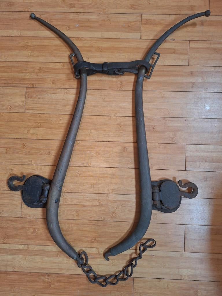 Antiek HAAM of HALSJUK van koper voor paard of pony, Ophalen