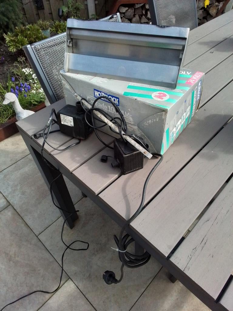 Waterval met ledverlichting, Tuin en Terras, Waterpartijen en Fonteinen, Ophalen of Verzenden, Waterval