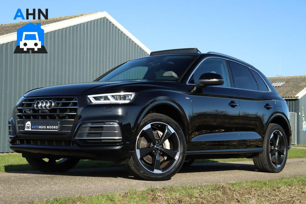Audi Q5 55 TFSIe Quattro Competition / 3x S-Line / Pano / 36, Auto's, Audi, Bedrijf, Te koop, Q5, 360° camera, 4x4, ABS, Achteruitrijcamera