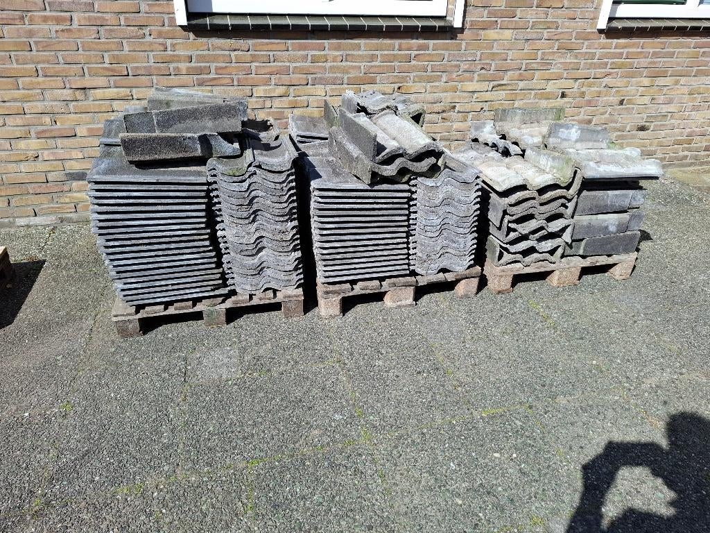 RBB sneldek dakpannen, Ophalen, Gebruikt, Steen of Klei, 15 m² of meer