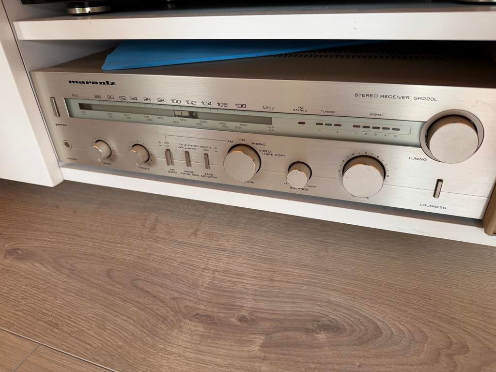 Marantz SR220L Stereo Receiver - Vintage Audio, Ophalen of Verzenden, Gebruikt