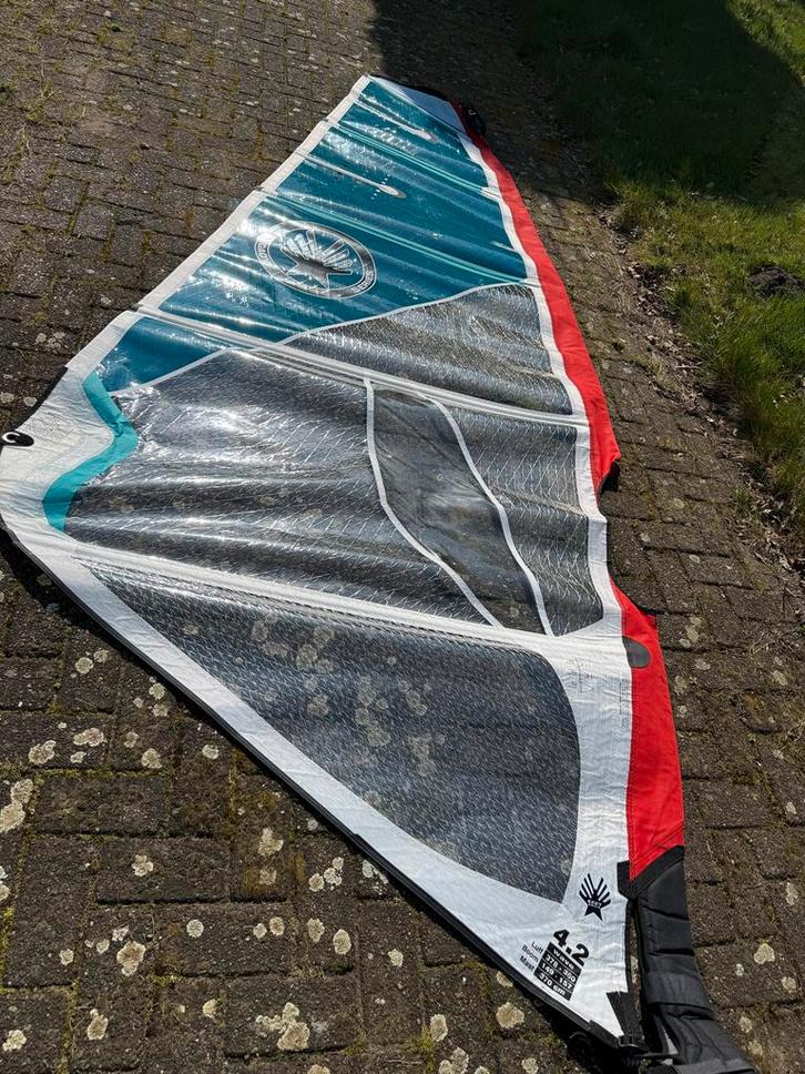 Ezzy Sails Wave 4.2 windsurfzeil, Watersport en Boten, Windsurfen, Gebruikt, Zeil, Minder dan 5 m², Ophalen