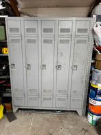 Oude 5 deurs industriele lockerkast  station, Ophalen, Gebruikt, Industrie