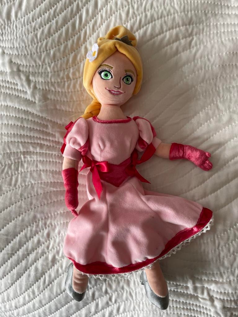 Efteling Rapunzel Knuffelpop - Zo goed als nieuw, Ophalen of Verzenden, Zo goed als nieuw, Beeldje of Poppetje