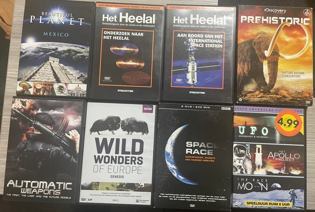 Documantaires Algemeen (90x), Alle leeftijden, Ophalen of Verzenden, Zo goed als nieuw, Overige typen