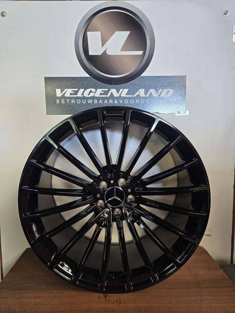 22 inch Breedset Amg look velgen Mercedes S klasse W222 W223, Auto-onderdelen, Banden en Velgen, Velg(en), Overige maten, Personenwagen