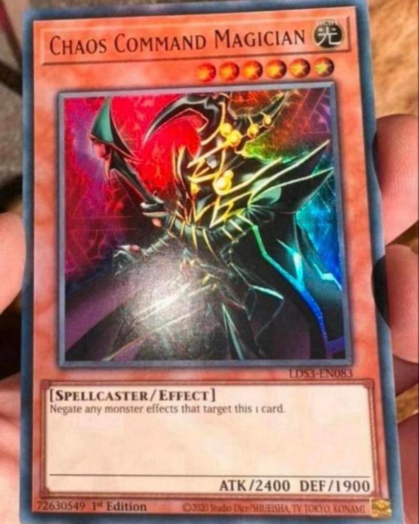 Yu-Gi-Oh! Chaos Command Magician LDS3 1st Edition M/NM !, Hobby en Vrije tijd, Verzamelkaartspellen | Yu-gi-Oh!, Ophalen of Verzenden