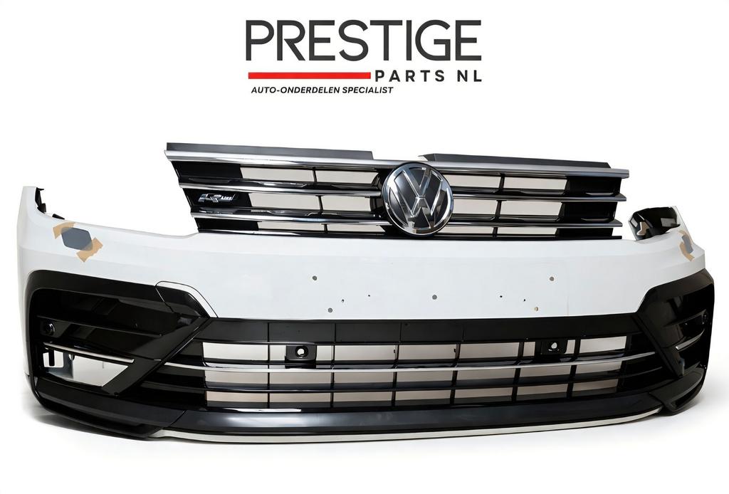 Voorbumper VW Tiguan 5NA R-line 4xPDC KLS ORGINEEL BUMPER, Gebruikt, -, Ophalen of Verzenden, Bumper