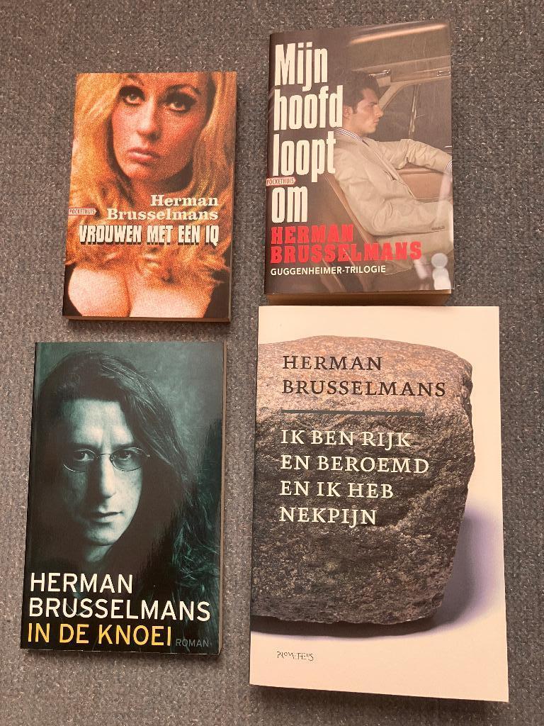 4x Herman Brusselmans, Boeken, Ophalen, Zo goed als nieuw, Herman Brusselmans