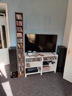 BESTA tv meubel wit, Ophalen, Gebruikt, Witte Besta, 100 tot 150 cm