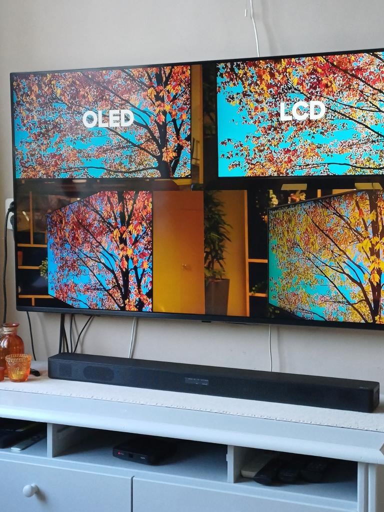 LG 55 inch TV met 2 stippen op het beeld, Ophalen of Verzenden, Gebruikt, 100 cm of meer, LG