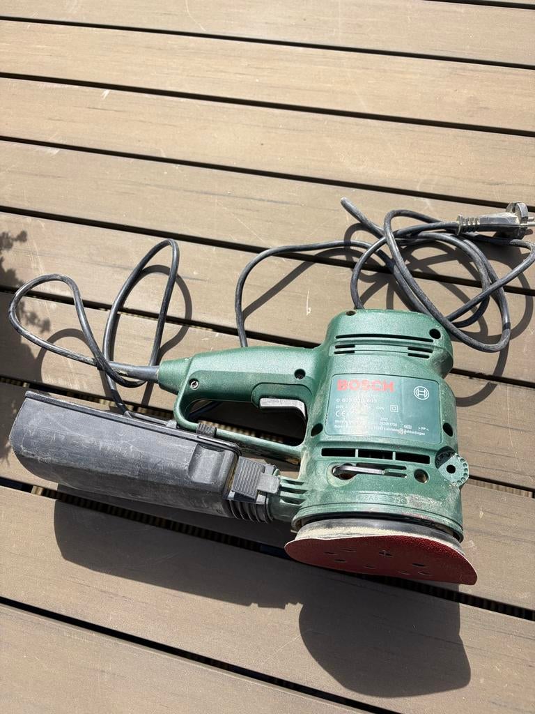 Bosch PEX 270 AE Excentrische Schuurmachine met Koffer, Ophalen of Verzenden, Gebruikt, Minder dan 600 watt, Excentrische schuurmachine