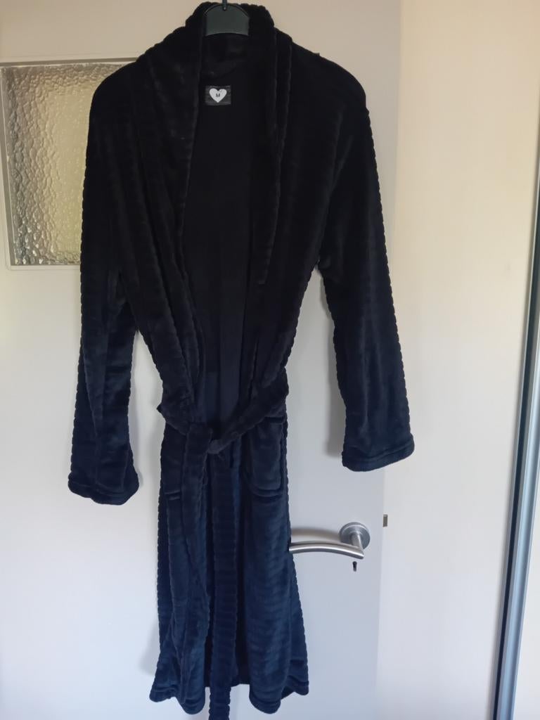 Zwarte badjas maat M, Kleding | Dames, Overige Dameskleding, Ophalen of Verzenden, Zo goed als nieuw