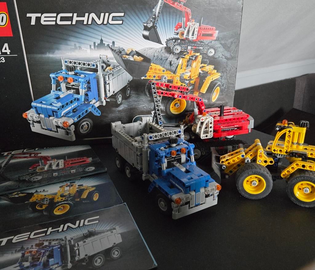 Lego Technic 42023 Construction Crew, Ophalen, Compleet, Lego, Zo goed als nieuw